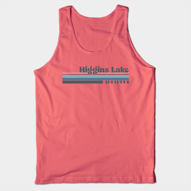 Higgins Lake Michigan Tank Top by Drafted Offroad